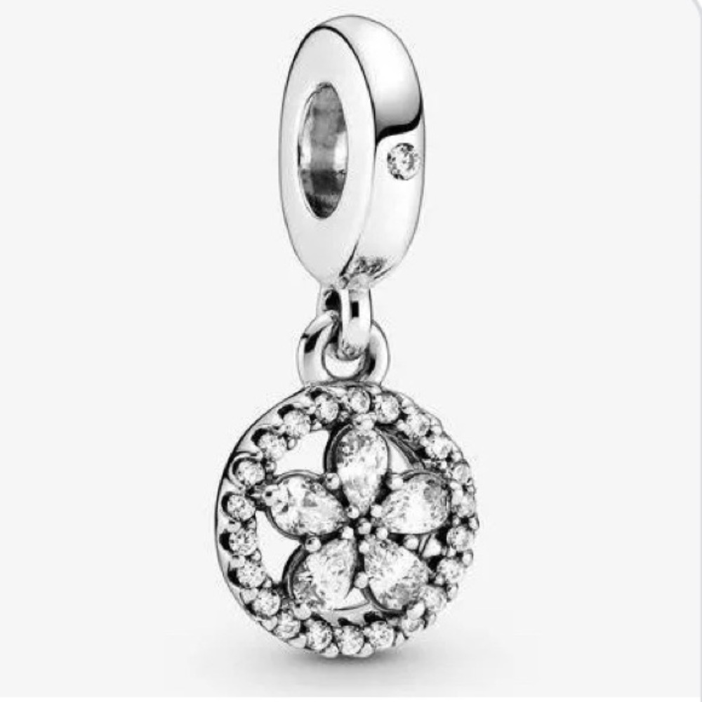 Like new Pandora Sparkling Snowflake charm
